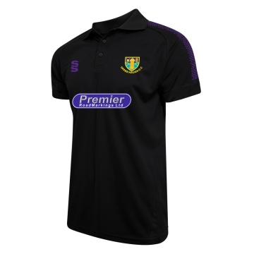 Women's Dual Solid Colour Polo - Black - Women's Fit (Sponsored)